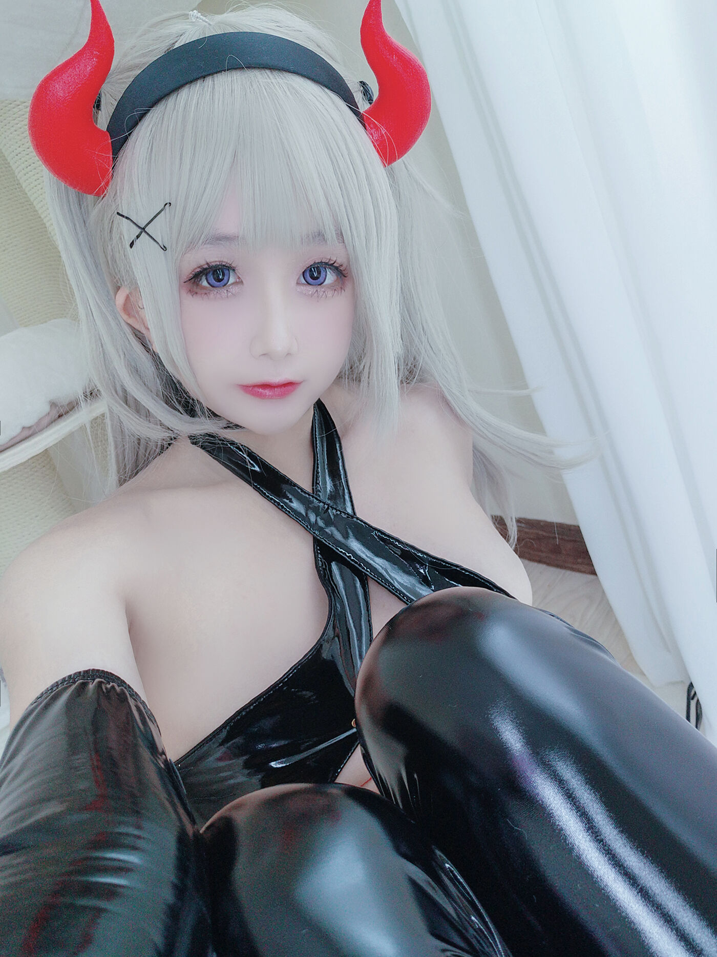 日奈娇 NO.030 束缚魅魔-自拍视频[37P]插图5